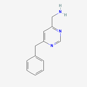 (6-Benzylpyrimidin-4-yl)methanamine