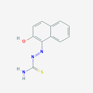 molecular formula C11H9N3OS B14869857 (Z)-2-(2-oxonaphthalen-1(2H)-ylidene)hydrazinecarbimidothioic acid 