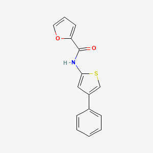 molecular formula C15H11NO2S B14869871 N-(4-phenylthiophen-2-yl)furan-2-carboxamide 