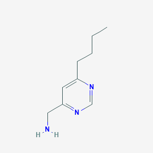 molecular formula C9H15N3 B14869907 (6-Butylpyrimidin-4-yl)methanamine 