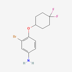 3-Bromo-4-(4,4-difluorocyclohexyloxy)-phenylamine