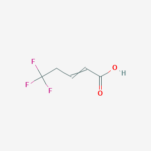 5,5,5-trifluoropent-2-enoic acid