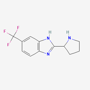 (S)-2-Pyrrolidin-2-YL-6-trifluoromethyl-1H-benzoimidazole