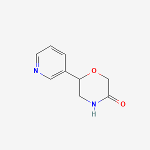 6-(Pyridin-3-yl)morpholin-3-one