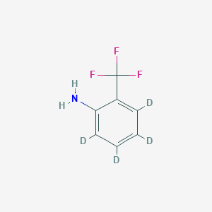 B1486997 2-Trifluoromethylaminobenzene-3,4,5,6-d4 CAS No. 1643543-71-8