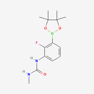 1-[2-Fluoro-3-(tetramethyl-1,3,2-dioxaborolan-2-yl)phenyl]-3-methylurea