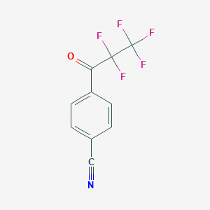 4-(2,2,3,3,3-Pentafluoropropanoyl)benzonitrile