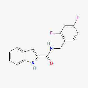 N-(2,4-difluorobenzyl)-1H-indole-2-carboxamide