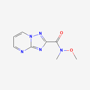 N-methoxy-N-methyl-[1,2,4]triazolo[1,5-a]pyrimidine-2-carboxamide