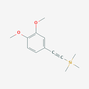 (3,4-Dimethoxy-phenylethynyl)-trimethyl-silane