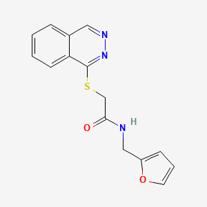 N-(furan-2-ylmethyl)-2-(phthalazin-1-ylthio)acetamide