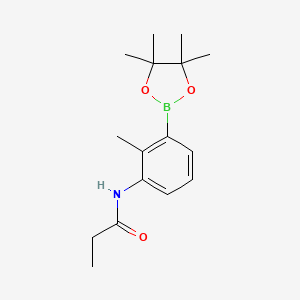 N-(2-Methyl-3-(4,4,5,5-tetramethyl-1,3,2-dioxaborolan-2-yl)phenyl)propionamide