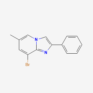 molecular formula C14H11BrN2 B14870083 8-Bromo-6-methyl-2-phenylimidazo[1,2-a]pyridine 