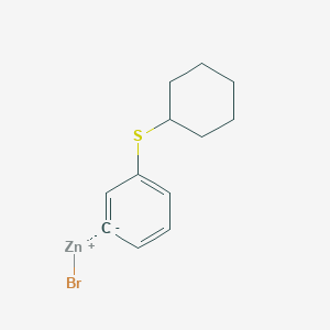 3-CyclohexylthiophenylZinc bromide