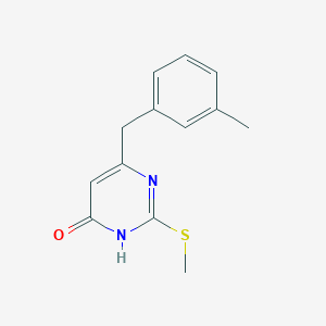 6-(3-Methylbenzyl)-2-(methylsulfanyl)pyrimidin-4-ol