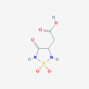 2-(1,1-Dioxido-4-oxo-1,2,5-thiadiazolidin-3-yl)acetic acid