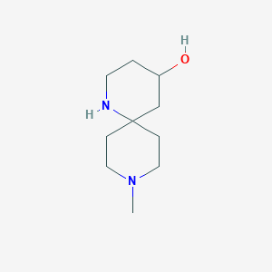 9-Methyl-1,9-diazaspiro[5.5]undecan-4-ol