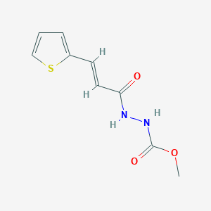 (E)-methyl 2-(3-(thiophen-2-yl)acryloyl)hydrazinecarboxylate