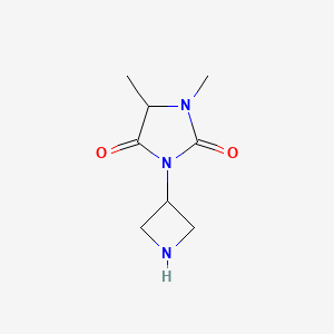 3-(Azetidin-3-yl)-1,5-dimethylimidazolidine-2,4-dione