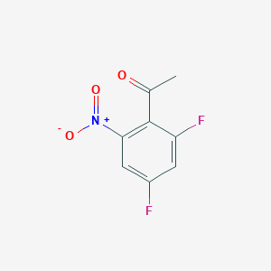 molecular formula C8H5F2NO3 B14870243 1-(2,4-Difluoro-6-nitrophenyl)ethanone 