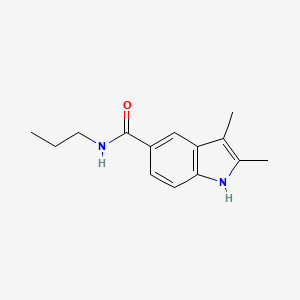 2,3-dimethyl-N-propyl-1H-indole-5-carboxamide