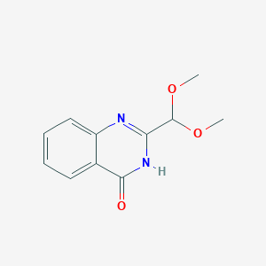 2-(dimethoxymethyl)quinazolin-4(3H)-one
