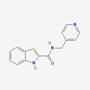 N-(pyridin-4-ylmethyl)-1H-indole-2-carboxamide