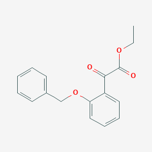 molecular formula C17H16O4 B14870272 (2-Benzyloxyphenyl)oxoacetic acid ethyl ester 