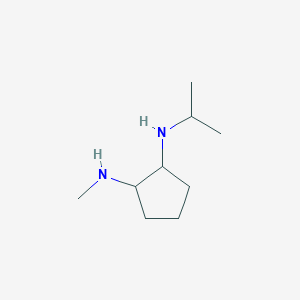 molecular formula C9H20N2 B14870276 N1-isopropyl-N2-methylcyclopentane-1,2-diamine 