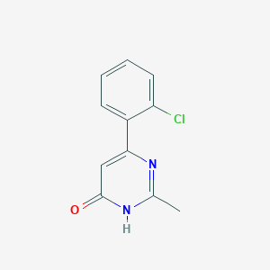 6-(2-Chlorophenyl)-2-methylpyrimidin-4-ol