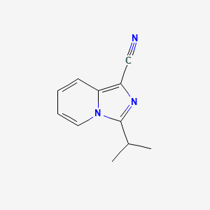 molecular formula C11H11N3 B14870299 3-Isopropylimidazo[1,5-a]pyridine-1-carbonitrile 