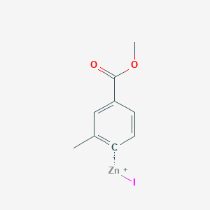 4-(Methoxycarbonyl)-2-methylphenylZinc iodide