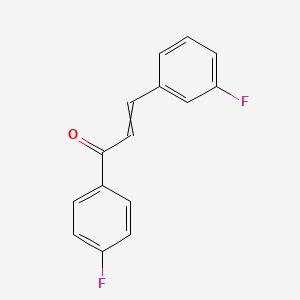 3-(3-Fluorophenyl)-1-(4-fluorophenyl)prop-2-en-1-one