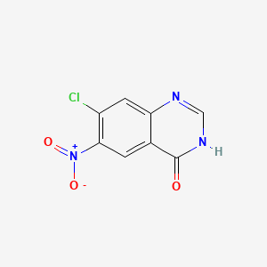 molecular formula C8H4ClN3O3 B1487033 7-Chloro-6-nitroquinazolin-4(3H)-one CAS No. 53449-14-2