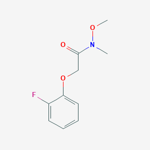 2-(2-fluorophenoxy)-N-methoxy-N-methylacetamide