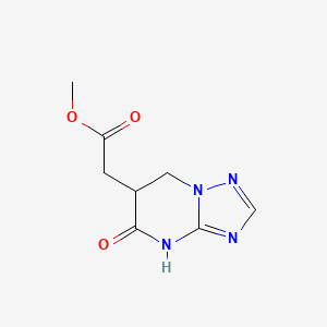 Methyl (5-oxo-4,5,6,7-tetrahydro[1,2,4]triazolo[1,5-a]pyrimidin-6-yl)acetate