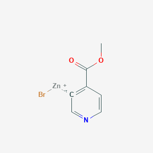 (4-(Methoxycarbonyl)pyridin-3-yl)Zinc bromide