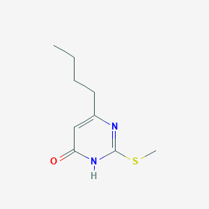 6-butyl-2-(methylthio)pyrimidin-4(3H)-one
