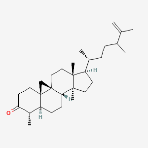 molecular formula C30H48O B14870464 (1S,3R,7S,8S,11S,12S,15R,16R)-15-[(2R)-5,6-dimethylhept-6-en-2-yl]-7,12,16-trimethylpentacyclo[9.7.0.01,3.03,8.012,16]octadecan-6-one 