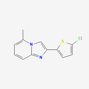 2-(5-Chlorothiophen-2-yl)-5-methylimidazo[1,2-a]pyridine