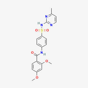 2,4-dimethoxy-N-{4-[(4-methylpyrimidin-2-yl)sulfamoyl]phenyl}benzamide