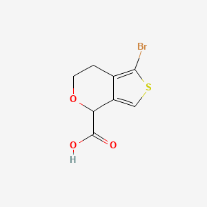 1-bromo-6,7-dihydro-4H-thieno[3,4-c]pyran-4-carboxylic acid