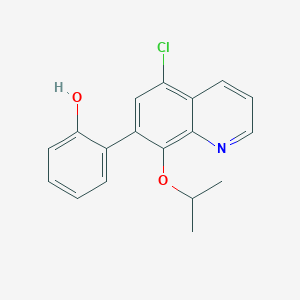 molecular formula C18H16ClNO2 B1487053 2-(5-Chloro-8-isopropoxyquinolin-7-yl)phenol CAS No. 1986907-66-7