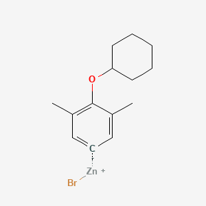 4-Cyclohexyloxy-3,5-dimethylphenylZinc bromide