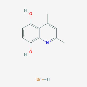 molecular formula C11H12BrNO2 B1487061 2,4-Dimethylquinoline-5,8-diol hydrobromide CAS No. 52824-05-2
