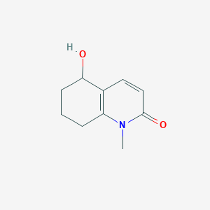 molecular formula C10H13NO2 B14870653 5-Hydroxy-1-methyl-5,6,7,8-tetrahydroquinolin-2(1H)-one 