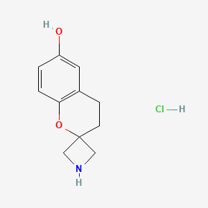 Spiro[azetidine-3,2'-chroman]-6'-ol hydrochloride