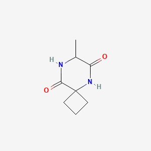 molecular formula C8H12N2O2 B14870691 7-Methyl-5,8-diazaspiro[3.5]nonane-6,9-dione 