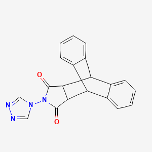 molecular formula C20H14N4O2 B14870723 (9s,10s)-13-(4H-1,2,4-triazol-4-yl)-10,11-dihydro-9H-9,10-[3,4]epipyrroloanthracene-12,14(13H,15H)-dione 