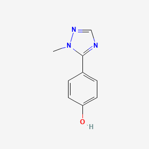 molecular formula C9H9N3O B1487073 4-(1-methyl-1H-1,2,4-triazol-5-yl)phenol CAS No. 870535-62-9